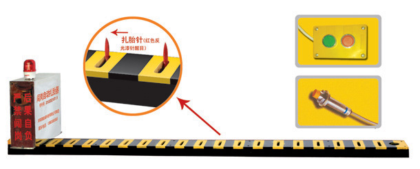 赤峰元宝山区V3嵌入式闯岗自动扎胎器/阻车器